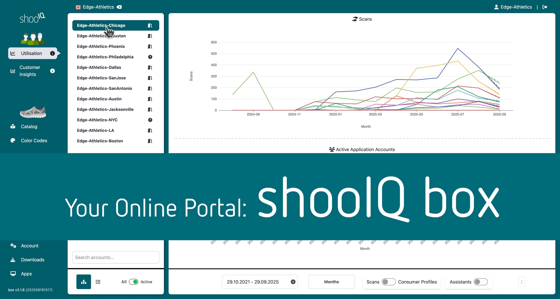 Your portal: shooIQ Box